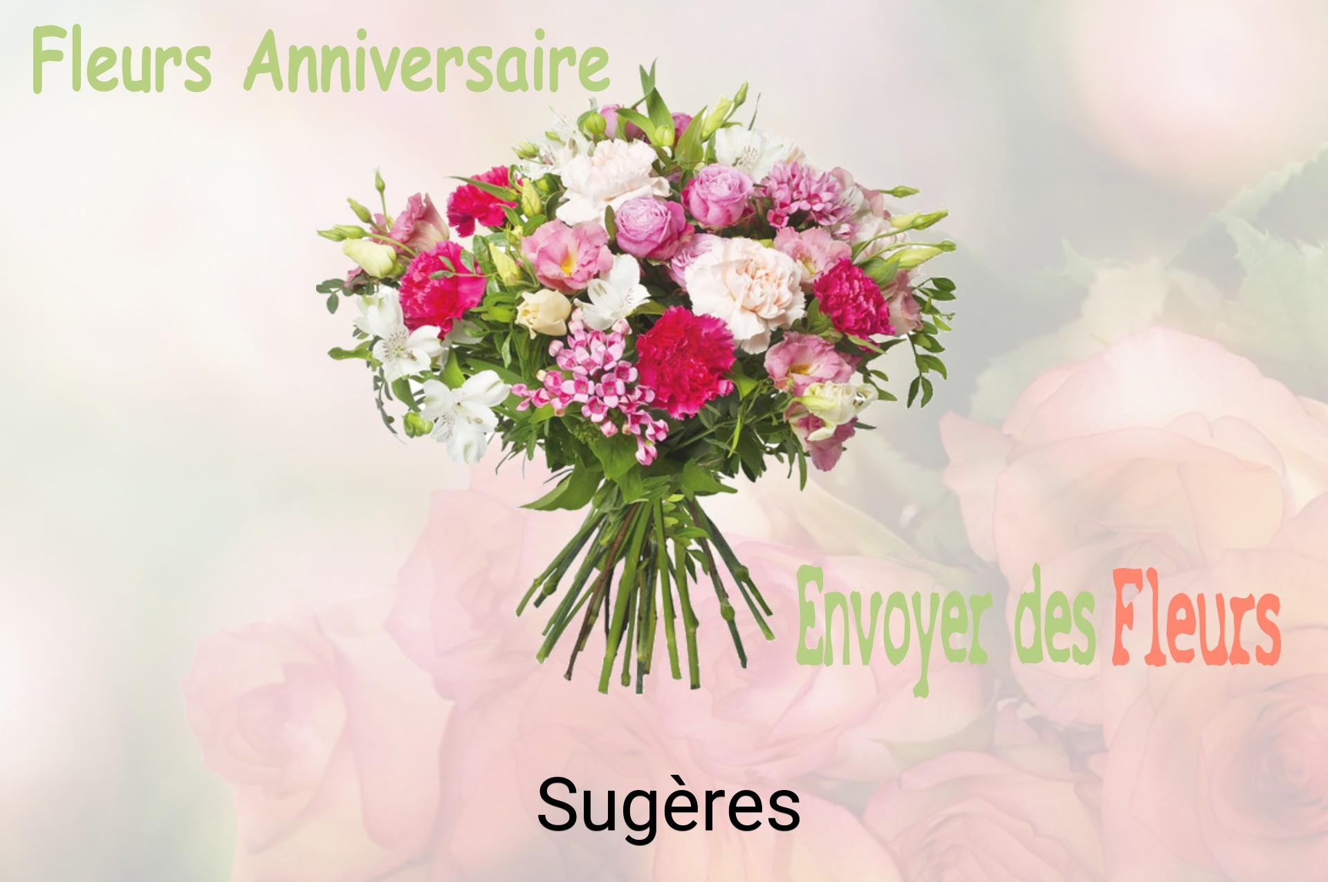 Bouquet de fleurs d’anniversaire livré à Sugères
